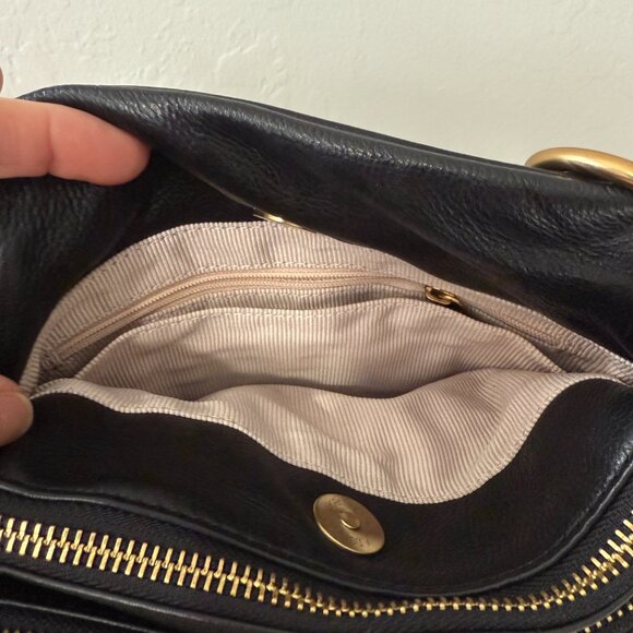 Margot New York Leather Crossbody "Allie" BLACK - Picture 6 of 15